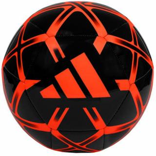 Piłka nożna adidas Starlancer Club Ball  czarno-czerwona IP1650 - rozmiar piłek - 4