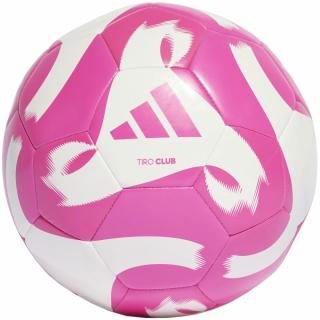 Piłka nożna adidas Tiro Club biało-różowa HZ6913 - rozmiar piłek - 4