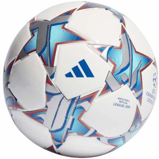 Piłka nożna adidas UCL Junior 350 League 23/24 Group Stage Kids biało-niebieska IA0941 - rozmiar piłek - 4