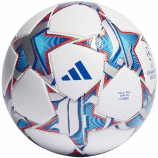Piłka nożna adidas UCL League 23/24 Group Stage biało-niebieska IA0954 - rozmiar piłek - 5