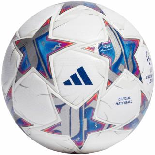 Piłka nożna adidas UCL Pro biało-niebieska IA0953 - rozmiar piłek - 5
