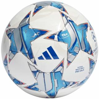 Piłka nożna adidas UCL Pro Sala 23/24 Group Stage biało-niebieska IA0951