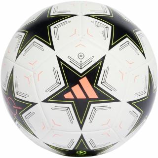 Piłka nożna adidas UCL Training biało-czarna IX4062 - rozmiar piłek - 5