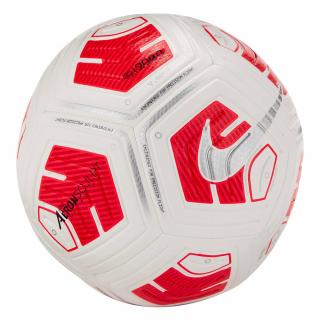 Piłka nożna Nike Strike Team biało-czerwona CU8062 100 - rozmiar piłek - 5