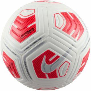 Piłka nożna Nike Strike Team - FA24 biało-czerwona FZ7557 100 - rozmiar piłek - 4