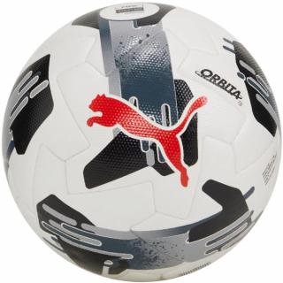 Piłka nożna Puma Orbita 1 TB FIFA Quality Pro biało-szara 84322 02 - rozmiar piłek - 5