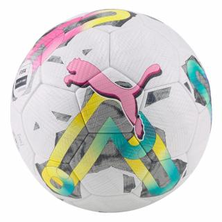 Piłka nożna Puma Orbita 2 TB FIFA Quality Pro biało-zielono-różowa 83775 01 - rozmiar piłek - 5