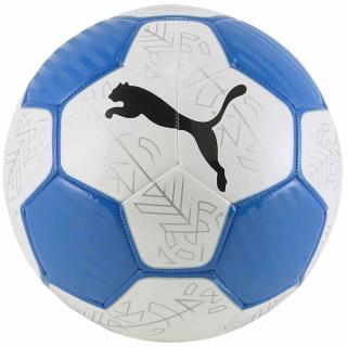 Piłka nożna Puma Prestige biało-niebieska 83992 03 - rozmiar piłek - 4