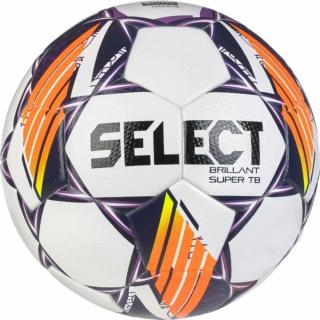Piłka nożna Select Brillant Super 5 FIFA Quality Pro biało-fioletowa 18537 - rozmiar piłek - 5