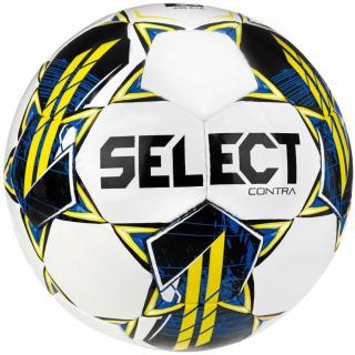 Piłka nożna Select Contra FIFA Basic v23 biało-żółto-niebieska 18032 - rozmiar piłek - 5