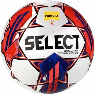 Piłka nożna Select Derbystar Brillant Training DB v23 biało-czerwono-niebieska 18180 - rozmiar piłek - 5