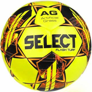 Piłka nożna Select Flash Turf v23 żółto-pomarańczowa 17856 - rozmiar piłek - 4