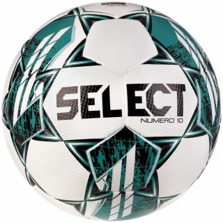 Piłka nożna Select Numero 10 FIFA Basic v23 biało-zielona 17818 - rozmiar piłek - 5