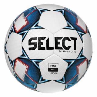 Piłka nożna Select Numero 10 FIFA Basic vs22 biało-niebieska 17310 - rozmiar piłek - 5