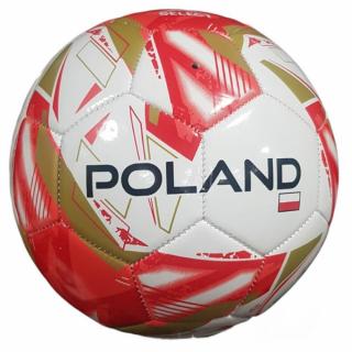 Piłka nożna Select Polska biało-czerwono-złota 18312 - rozmiar piłek - 5