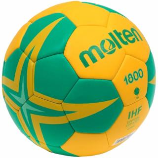 Piłka ręczna Molten żółto-zielona X3X1800-YG - rozmiar piłek - 3