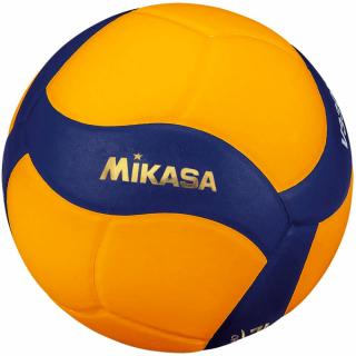 Piłka siatkowa Mikasa V333W żółto-niebieska - rozmiar piłek - 5