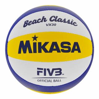 Piłka siatkowa Mikasa VX30 biało-niebiesko-żółta