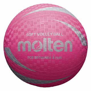 Piłka siatkowa Molten softball różowa S2Y1250-P