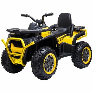 Quad elektryczny traper żółty 1033013 kurier gratis