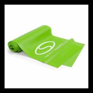 Taśma guma oporowa fitness LIGHT zielona 0.35 mm / SMJ sport EX035