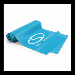Taśma guma oporowa fitness MEDIUM niebieska 0.4 mm / SMJ sport EX040