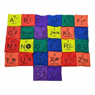 Woreczki Gimastyczny NO10 ALFABET VEDB-AZ5X5 alfabet ( kpl 26 sztuk )