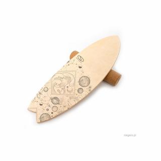 Zestaw Balance Board deska + wałek + mata SMJ sport YG027