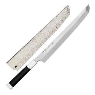 Sakai Takayuki Kageuchi Honyaki Shirogami#2 Nóż Sakimaru Yanagiba 30 cm