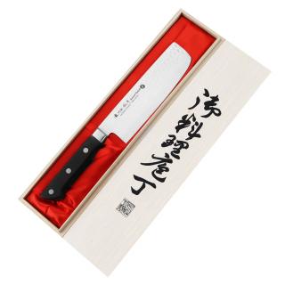 Satake Noushu Nóż Nakiri 16 cm w drewnianym pudełku