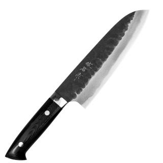 Takeshi Saji Aogami Super Ręcznie kuty nóż Santoku 18cm