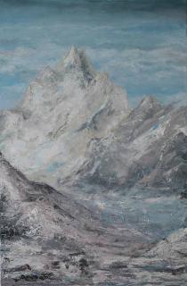 Obraz olejny "Lhotse"