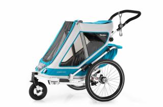 Przyczepka rowerowa i wózek Qeridoo SPEEDKID 2 os. 2020 - nowy powystawowy (na wyczerpaniu)