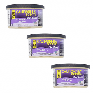 3x California Scents Puszka Zapachowa Monterey Vanilla 42g