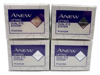 4 x Avon Anew Podwójny program liftingujący okolice oczu z Protinolem 20ml (Clinical)