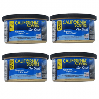 4x California Scents Puszka Zapachowa Newport Car 42g