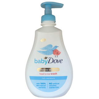 Dove Baby Nawilżający Żel Do Mycia Ciała Dla Dzieci Rich Moisture 400ml