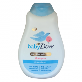 Dove Baby Szampon Dla Dzieci Do Pielęgnacji Wrażliwej Skóry Głowy Rich Moisture 400ml