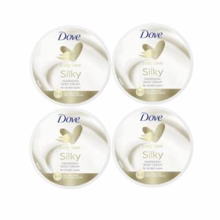 Dove Body Love Silky Krem Nawilżający Do Ciała - 4 x 300ml