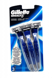 Gillette MACH3 - Maszynka Jednorazowa w Pakiecie 3 szt.