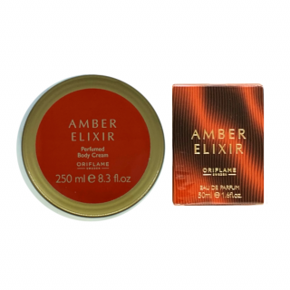 Oriflame Amber Elixir Zestaw Krem do Ciała 250ml + Woda Perfumowana 50ml