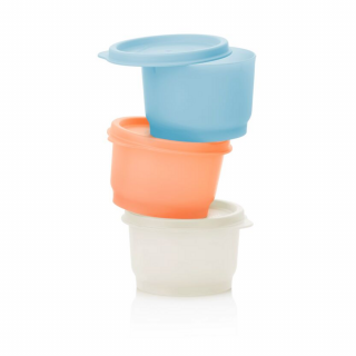 Tupperware Miseczki Na Przekąski 3x110ml