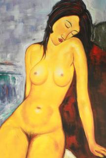 Akt siedzący - Amedeo Modigliani
