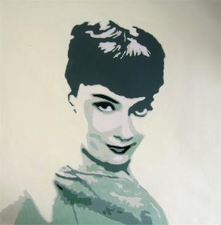 Audrey Hepburn #zielony