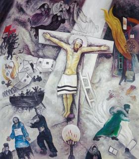 Białe ukrzyżowanie - Marc Chagall