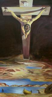 Chrystus ukrzyżowany świętego Jana od Krzyża - Salvador Dali