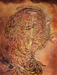Eksplodująca głowa - Salvador Dali