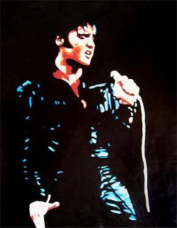 Elvis Presley #niebieski