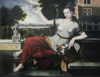 Flora na tle Antwerpii - Jan Massys