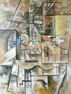 Gitara, szkło i rura - Pablo Picasso